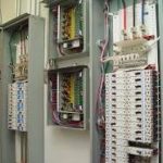 Electrician, , installing electrical wiring